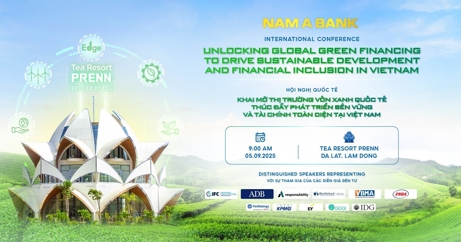 Nam A Bank tổ chức hội thảo quốc tế về thị trường vốn xanh