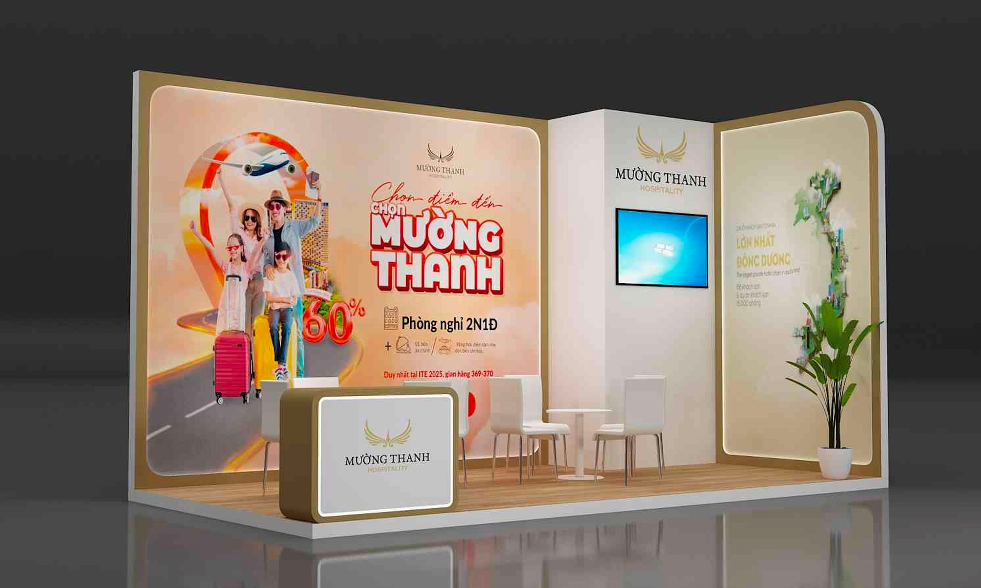 Tập đoàn Mường Thanh tiếp tục mang đến những “lựa chọn vàng” cho du khách tại ITE HCMC 2025