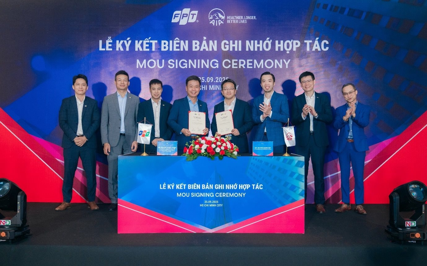AIA Việt Nam và FPT hợp tác thúc đẩy chuyển đổi số lĩnh vực bảo hiểm sức khỏe