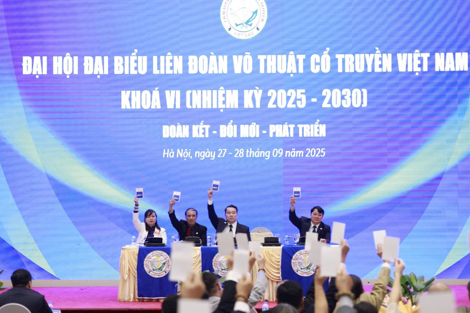 Liên đoàn Võ thuật cổ truyền Việt Nam tổ chức thành công Đại hội nhiệm kỳ VI (2025 -2030)