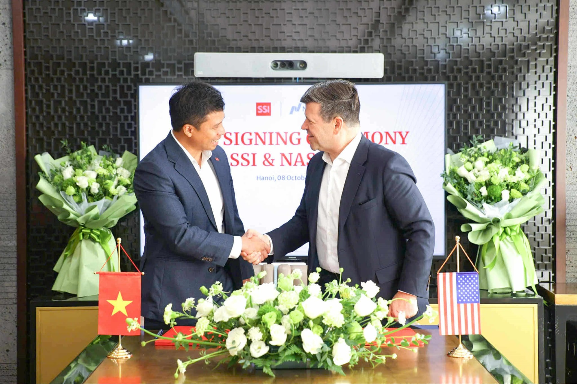 Chứng khoán SSI hợp tác với Nasdaq trên 3 lĩnh vực quan trọng 