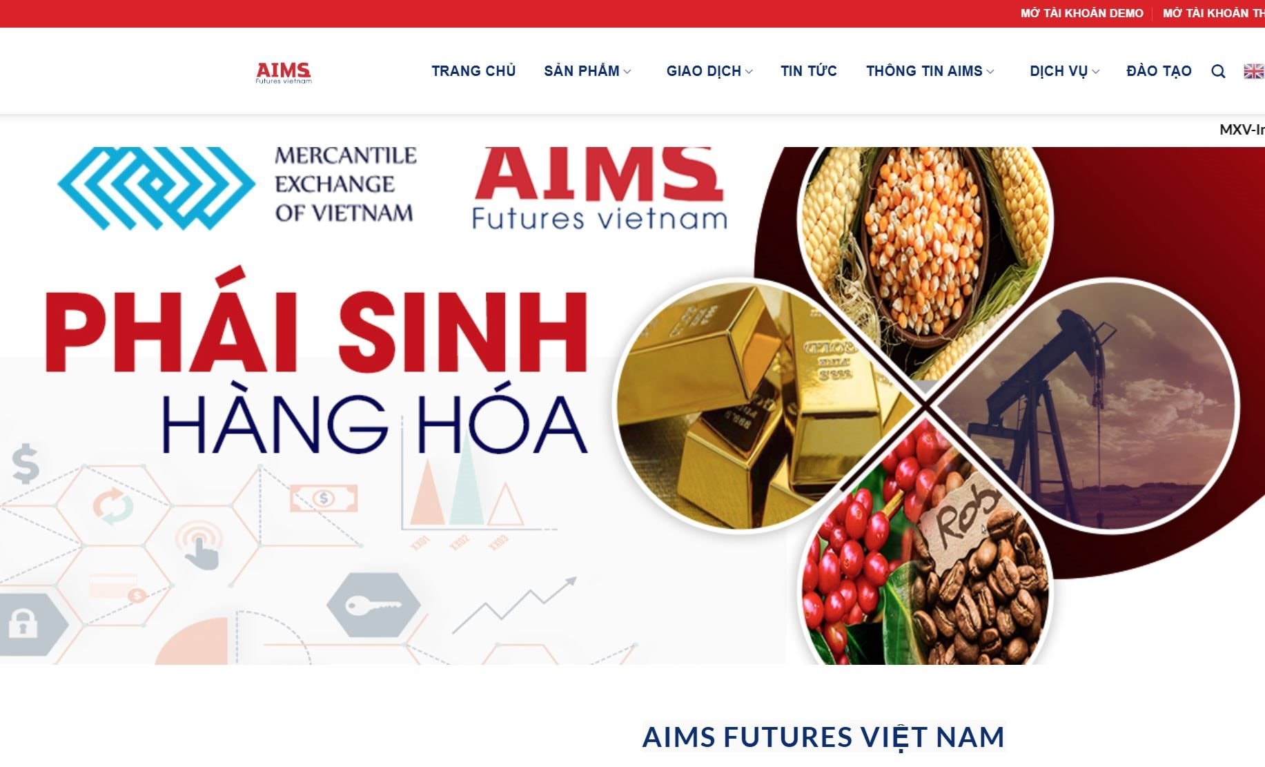 AIMS Futures Việt Nam bị MXV đình chỉ một phần hoạt động