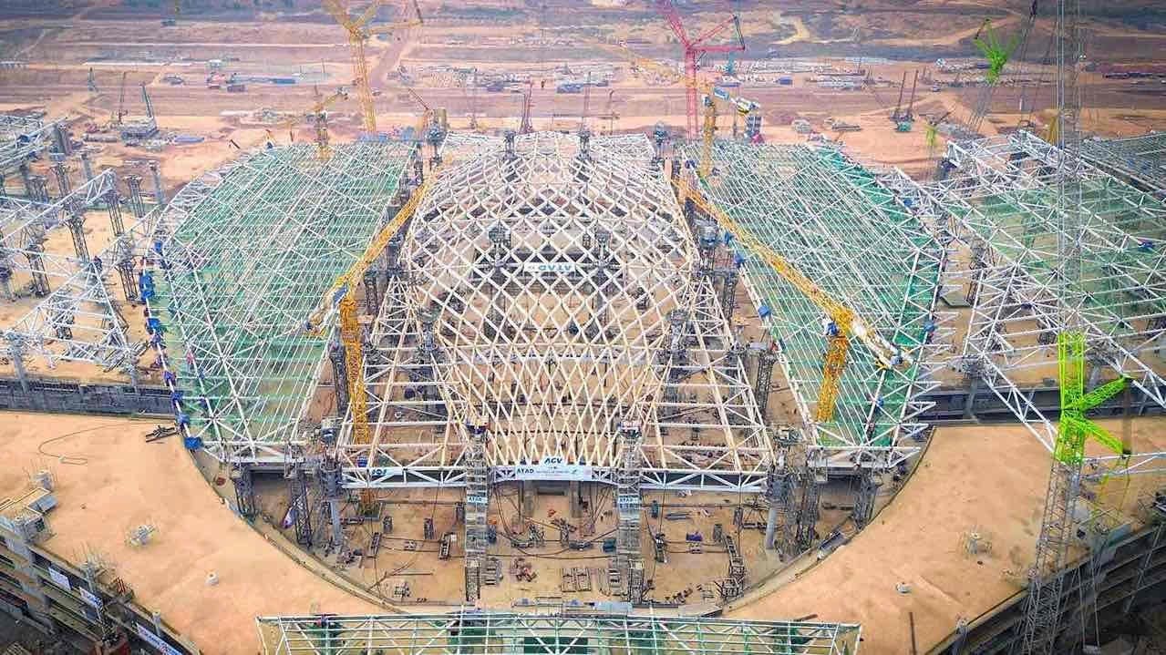 Công nghệ xây dựng tại sân bay Long Thành