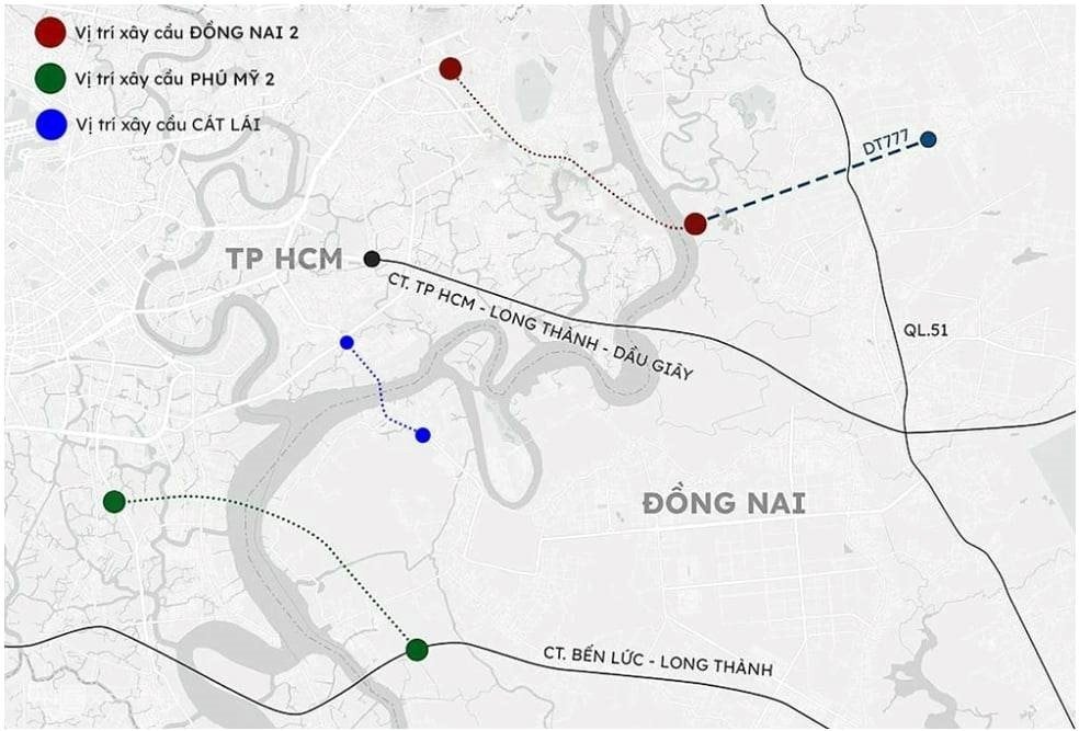 Xây cầu Long Hưng (Cầu Đồng Nai 2) hơn 11.000 tỷ đồng nối TP HCM