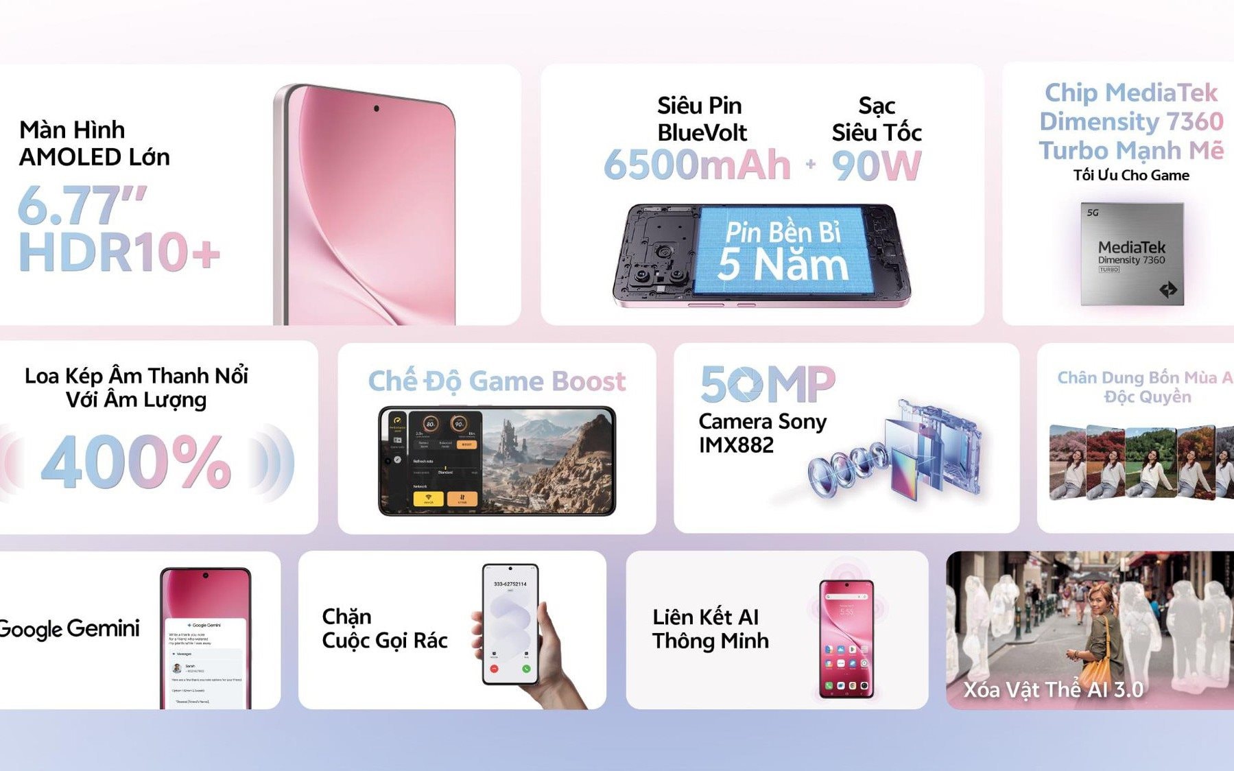 vivo ra mắt V60 Lite 5G: Smartphone giải trí thời thượng dành cho genZ