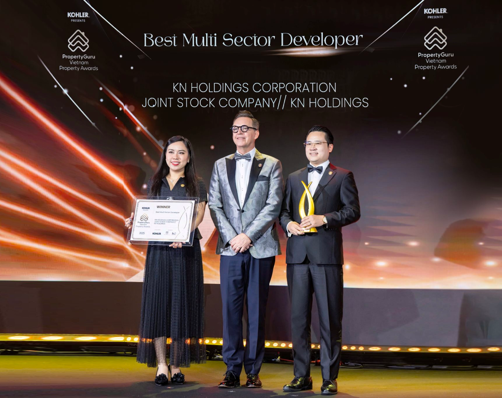 KN Holdings được vinh danh "Best Multi-Sector Developer" tại Việt NamProperty Award 2025
