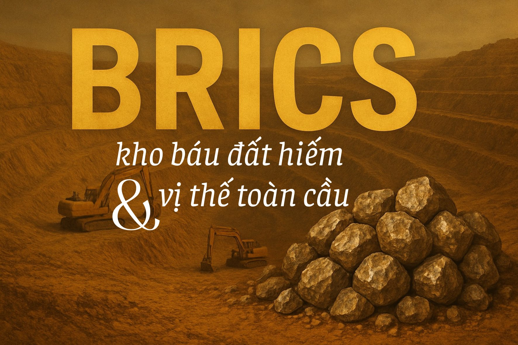 Sỡ hữu hàng loạt kho báu đất hiếm lớn hàng đầu thế giới, BRICS nắm lợi thế đối trọng phương Tây?