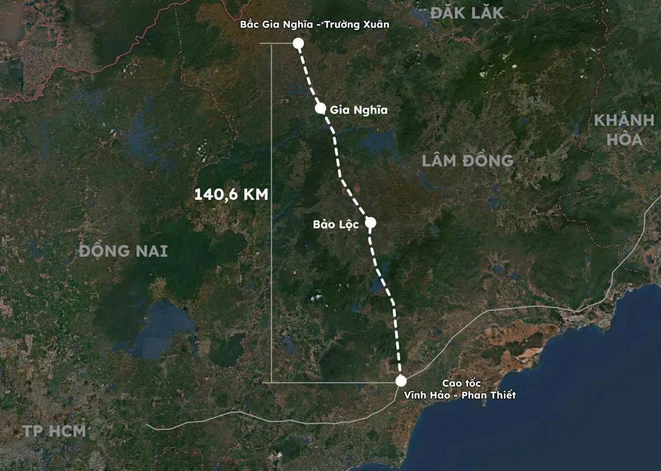 Thêm nhiều nguồn vốn cho dự án cao tốc Gia Nghĩa- Bảo Lộc- Phan Thiết