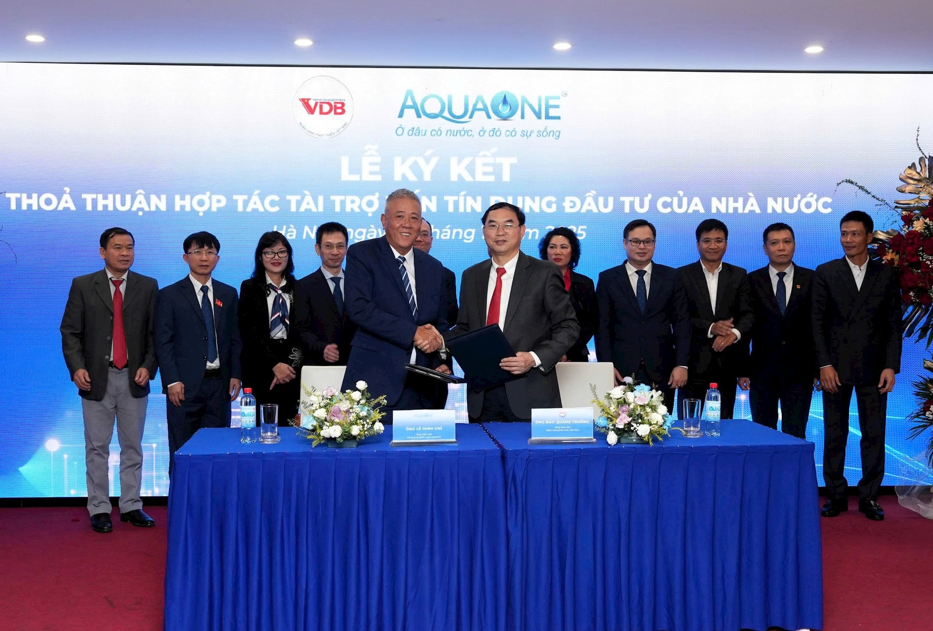 VDB và AQUA ONE ký kết thỏa thuận hợp tác tài trợ vốn tín dụng đầu tư của nhà nước 