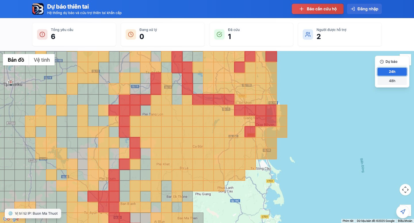 Nhóm kỹ sư FPT thức trắng đêm làm phần mềm miễn phí giúp dự báo mưa lũ, theo dõi ngập và gửi tín hiệu kêu cứu
