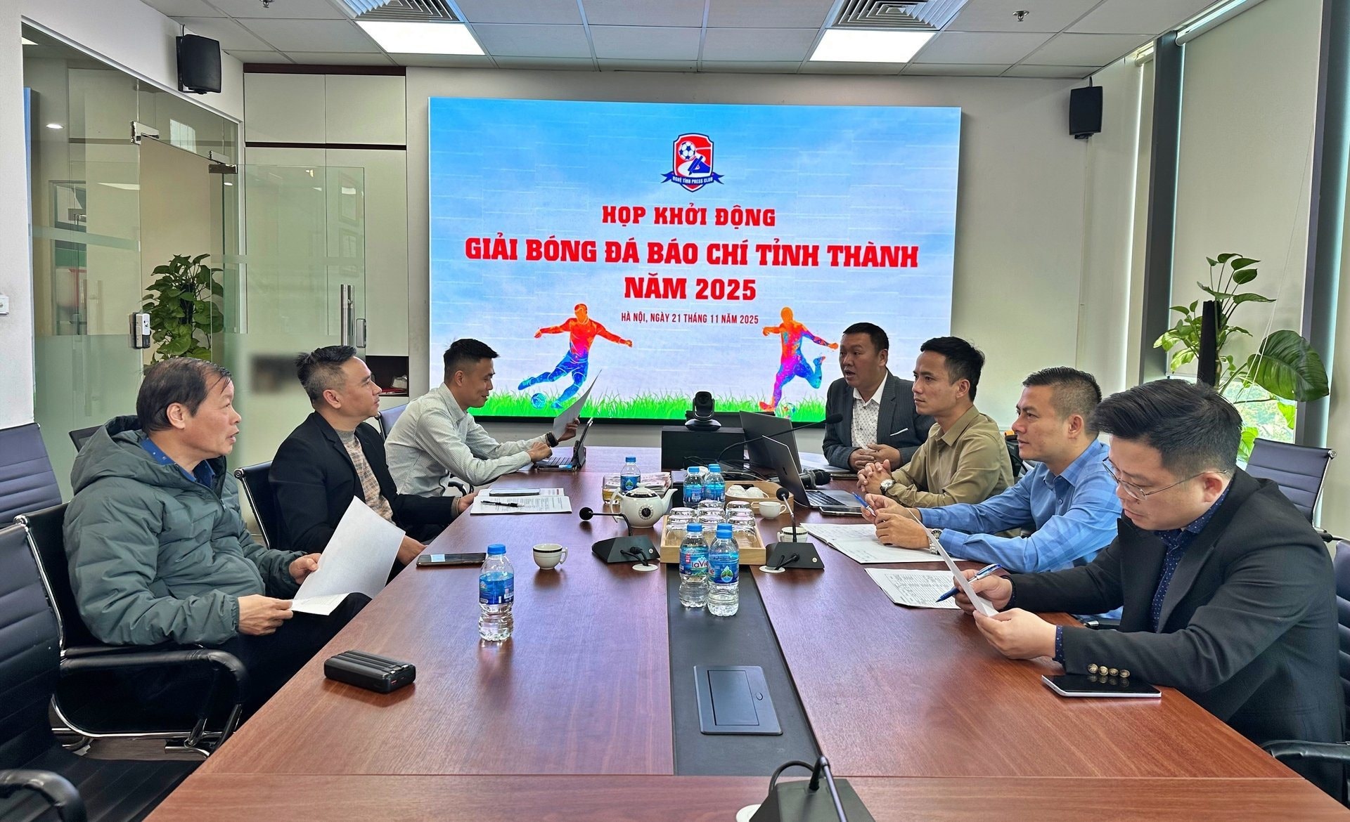 Khởi động Giải bóng đá báo chí tỉnh thành năm 2025