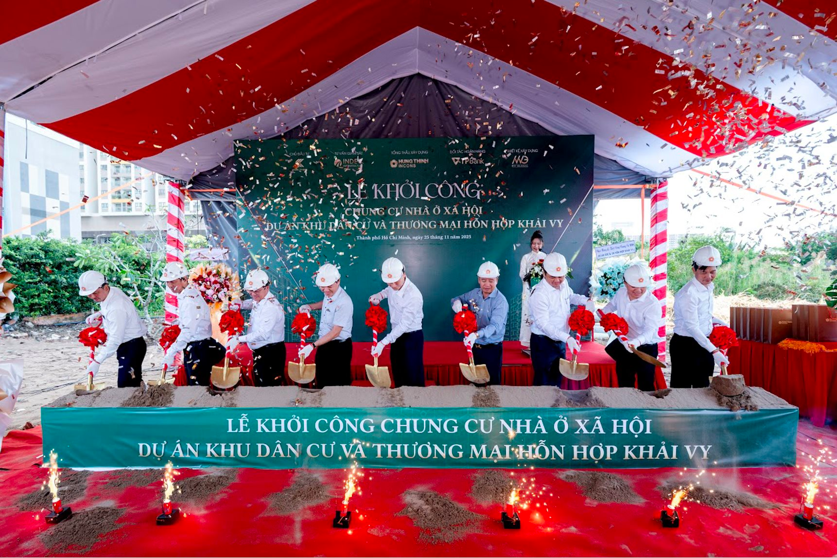 Khởi công xây dựng hơn 300 căn nhà ở xã hội tại phường Phú Thuận - TP. HCM