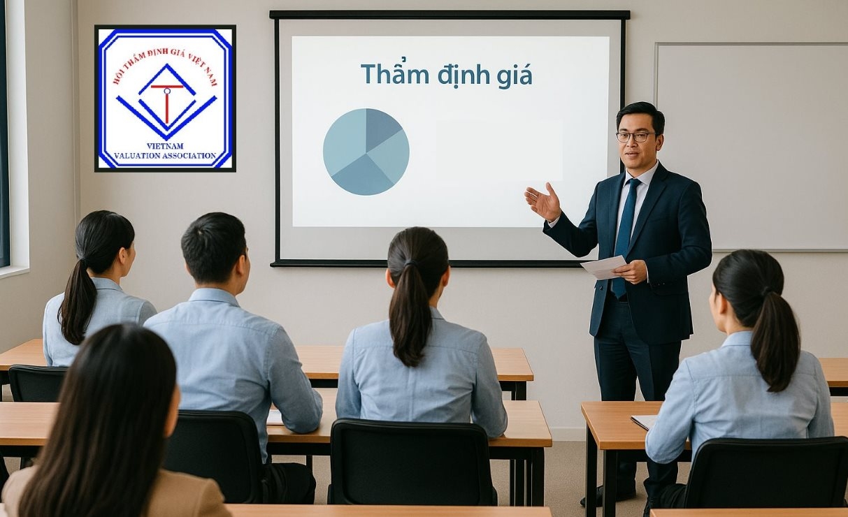 Hội Thẩm định giá Việt Nam thông báo chiêu sinh khóa đào tạo nghiệp vụ thẩm định giá tại TP Hà Nội