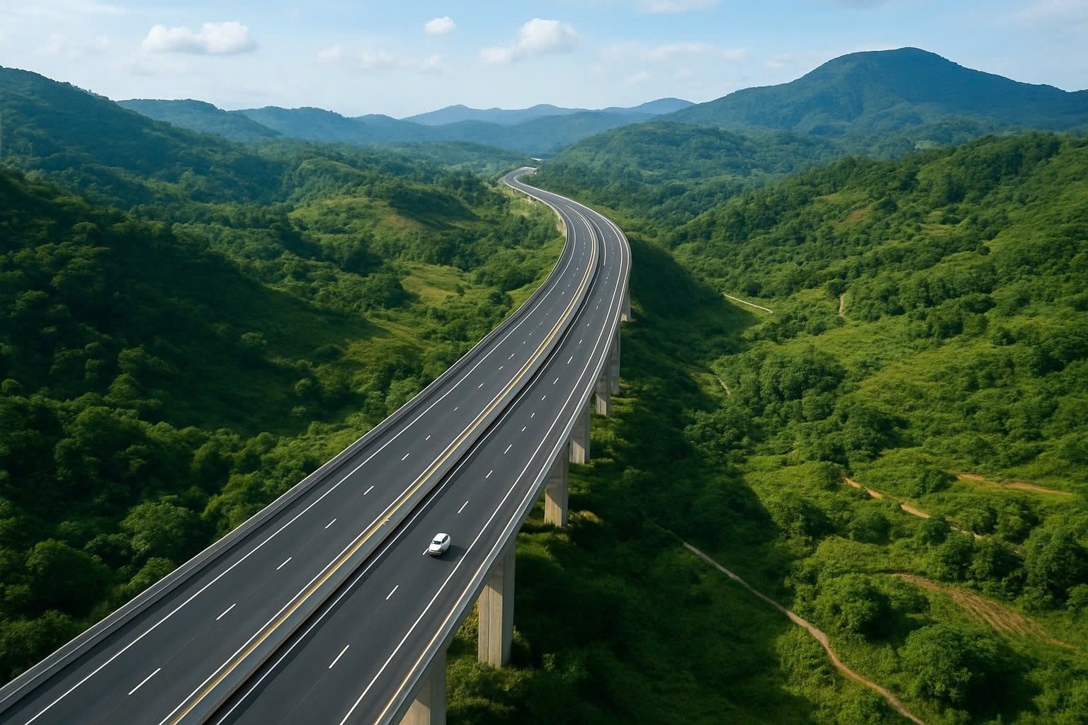 Gia Nghĩa - Bảo Lộc - Phan Thiết sẽ là cao tốc xanh, thông minh và an toàn vùng đồi núi khi xảy ra sạt trượt