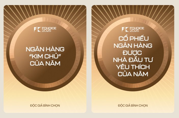 ‏Chỉ ít giờ sau khi mở vote, 1 ngân hàng bất ngờ dẫn đầu cả 2 hạng mục Ngân hàng Kim Chủ của năm và Cổ phiếu ngân hàng được nhà đầu tư yêu thích‏