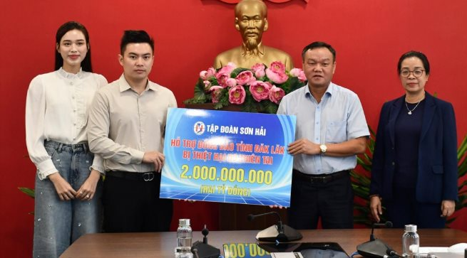 2 tỷ đồng, 20 tấn gạo của Tập đoàn Sơn Hải hây bão mạng xã hội