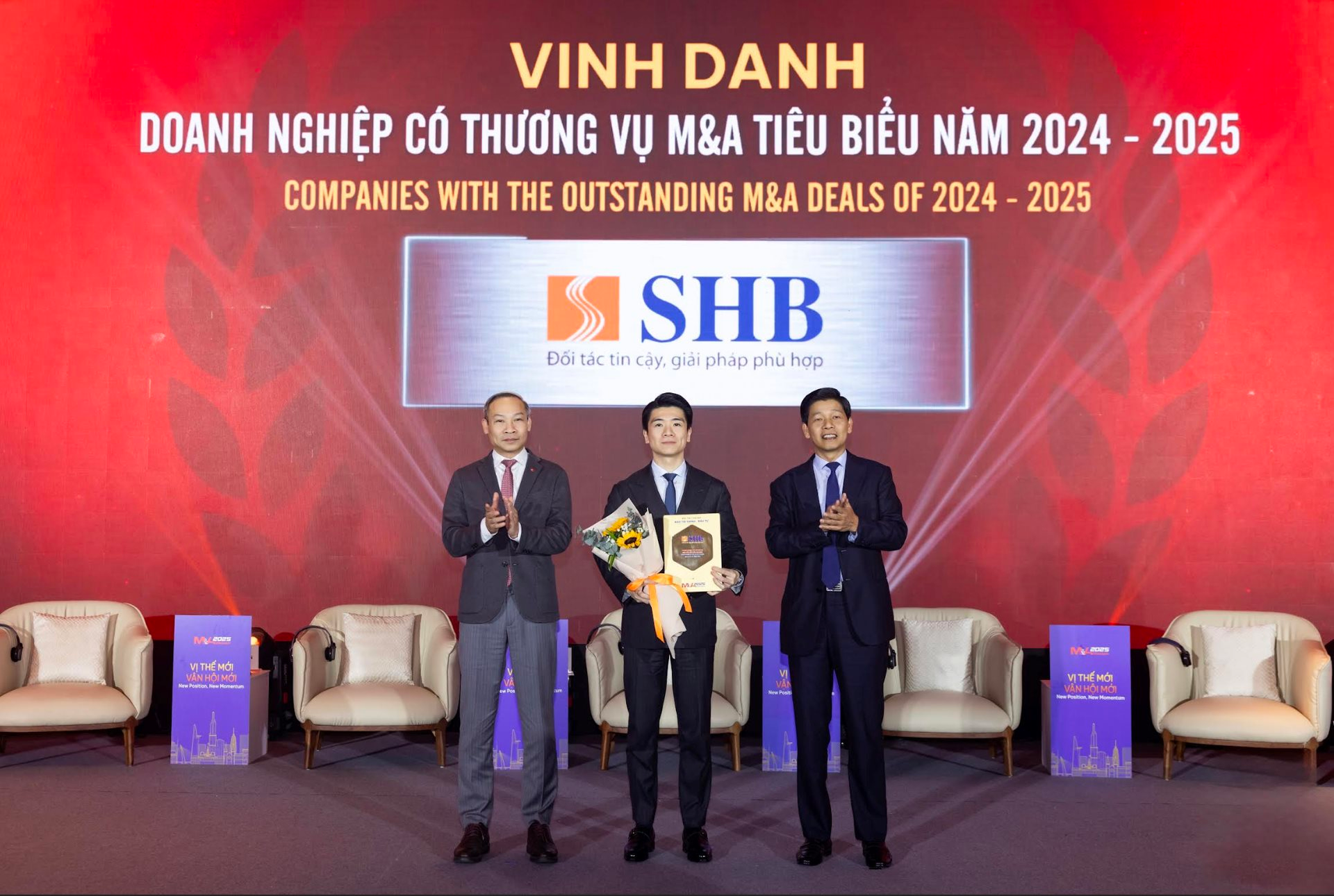 SHB được vinh danh “Doanh nghiệp có thương vụ M&A tiêu biểu năm 2024-2025”