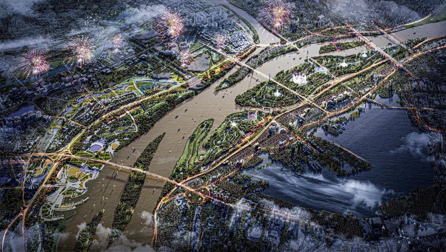 Hà Nội phê duyệt chủ trương đầu tư dự án Trục đại lộ cảnh quan sông Hồng