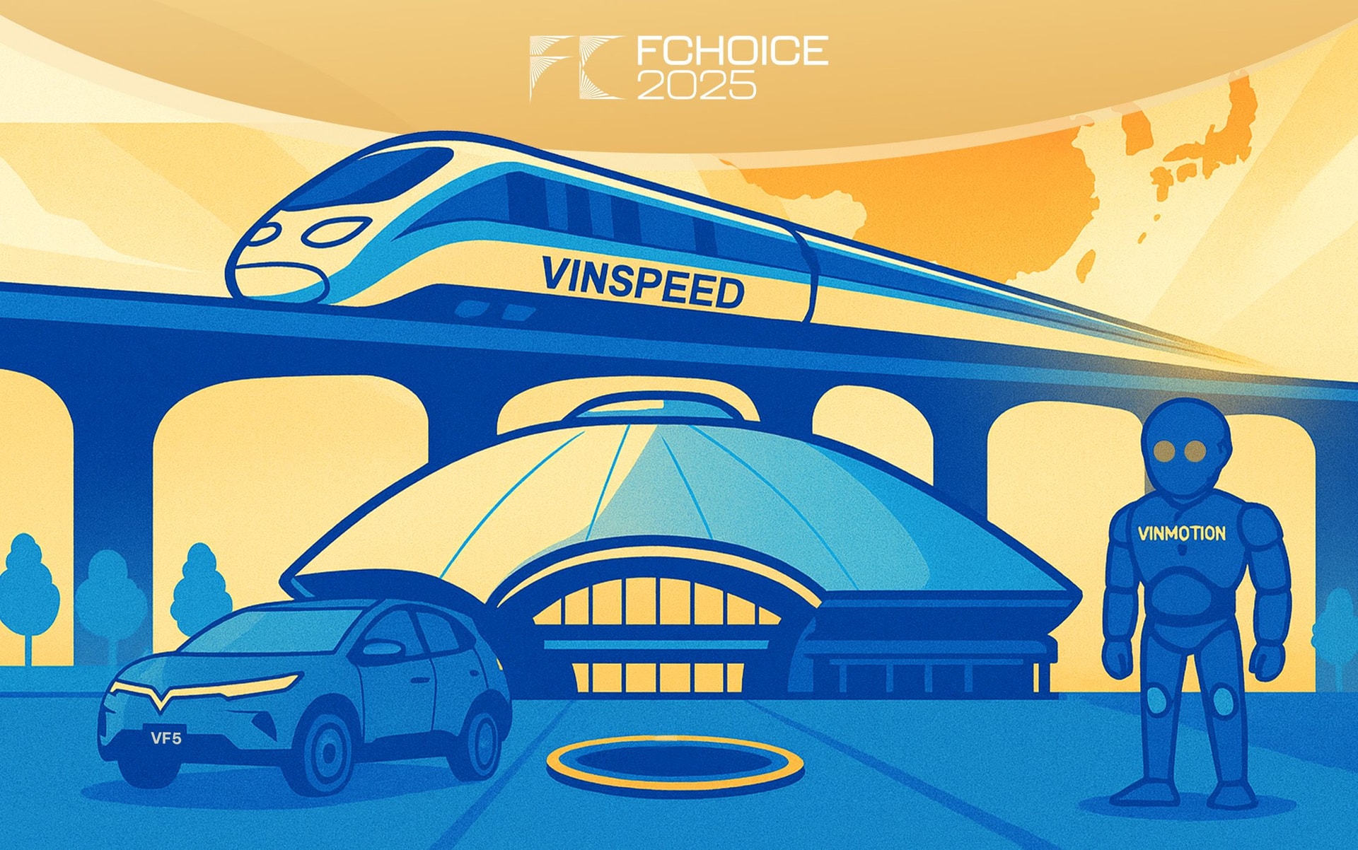 Từ vòm thép lớn nhất hành tinh đến hệ sinh thái 1 triệu tỷ, Vingroup 2025 cắm rễ sâu vào nội địa, vươn tay ‘siết chặt’ châu Á