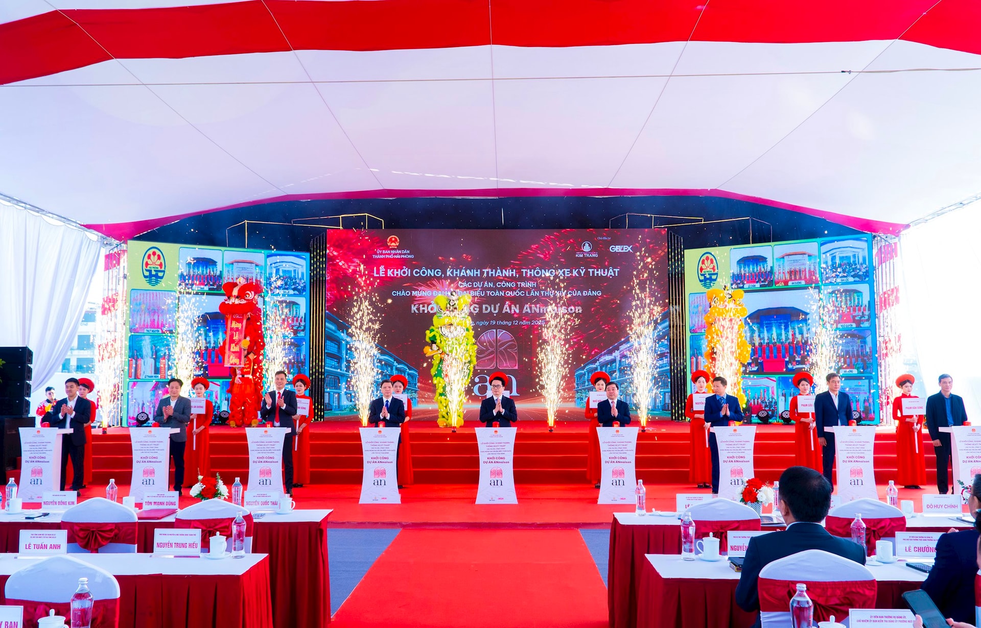 Hạ tầng GELEX khởi công khu đô thị nhà ở thấp tầng ANmaison tại Hải Phòng