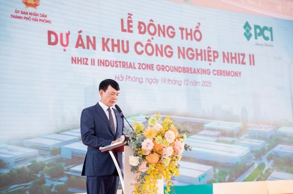 PC1 động thổ KCN Nhật Bản - Hải Phòng giai đoạn 2 (NHIZ II)