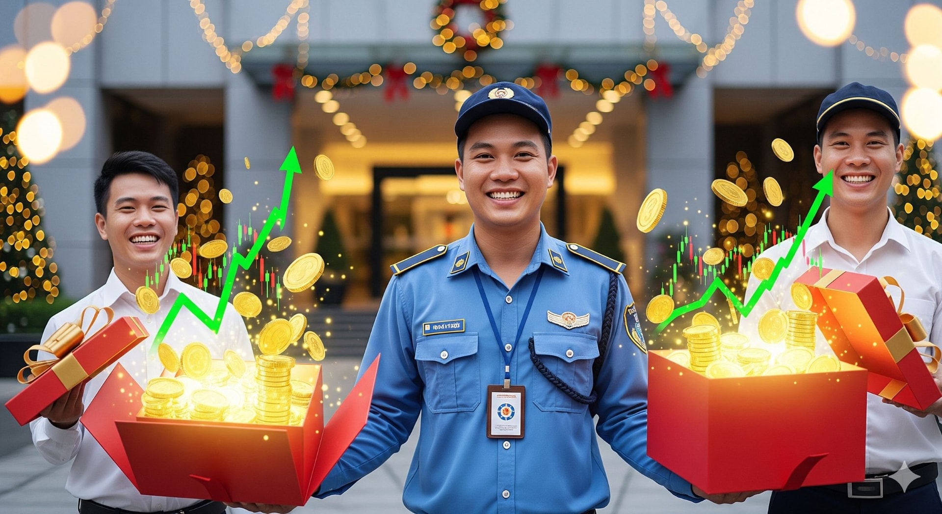 Món quà Giáng sinh của Phát Đạt (PDR): Lái xe, bảo vệ mỗi người 'đút túi' 50 triệu đồng