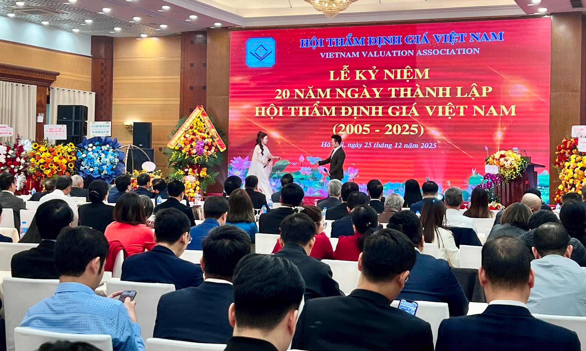 Sáng nay (25/12) diễn ra Lễ kỷ niệm 20 năm thành lập Hội Thẩm định giá Việt Nam