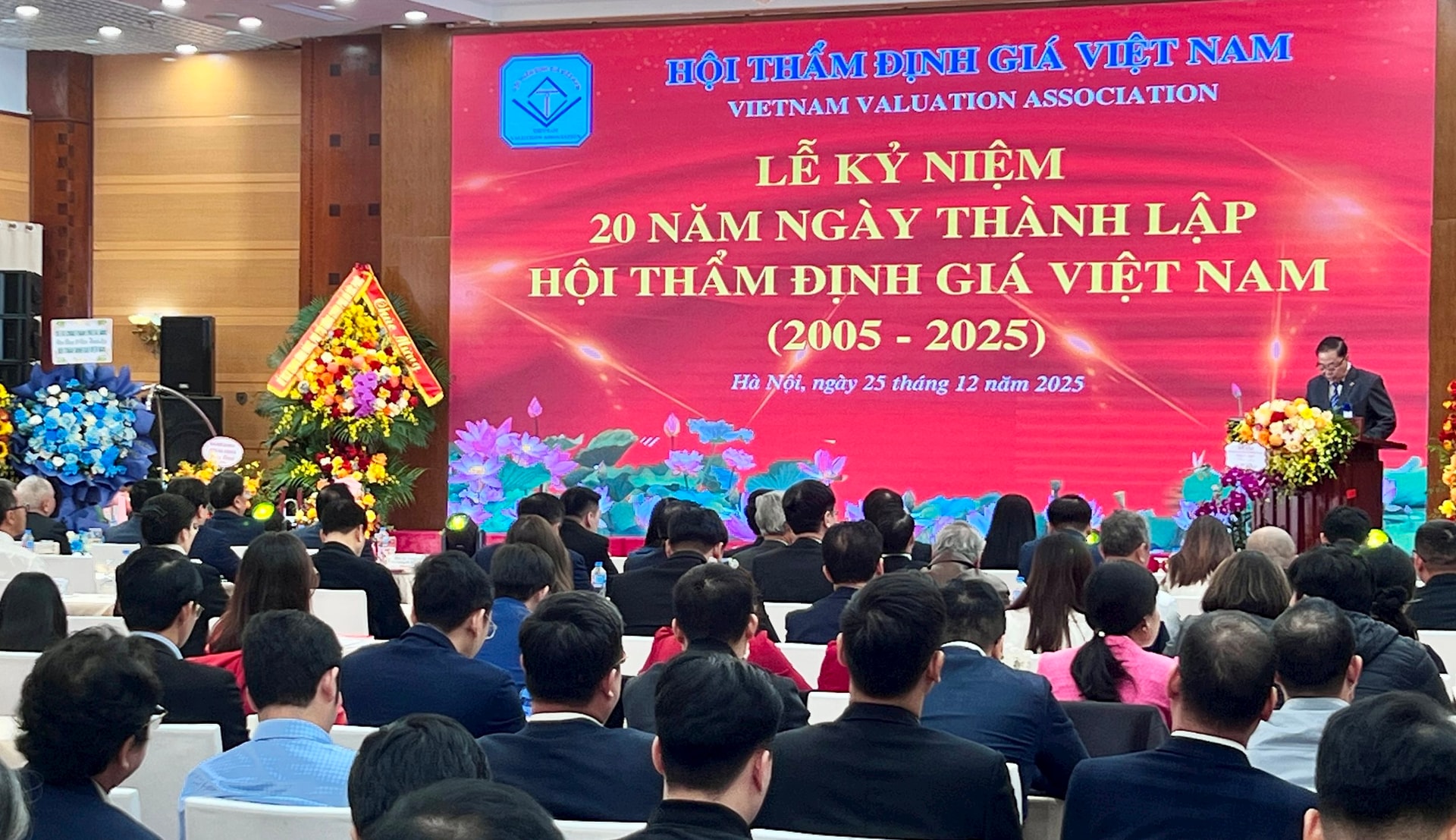 Sáng nay (25/12) diễn ra Lễ kỷ niệm 20 năm thành lập Hội Thẩm định giá Việt Nam