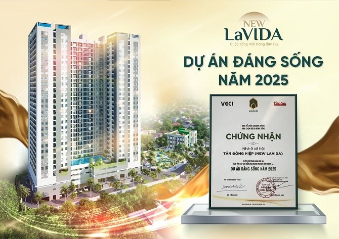 Dự án chung cư nhà ở xã hội do Lê Phong Group phát triển được vinh danh là “Dự án đáng sống năm 2025’’