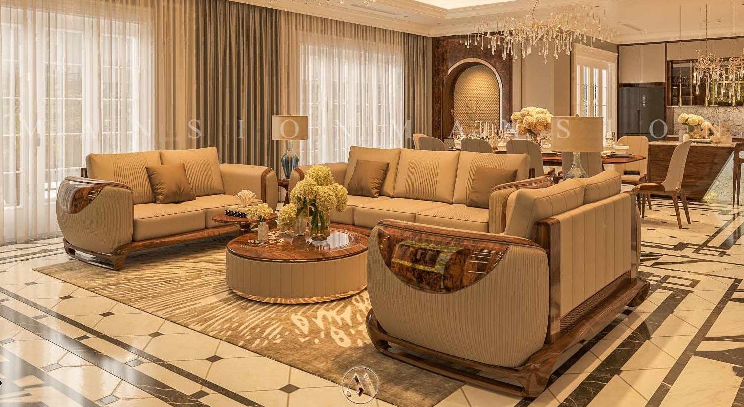 Khám phá phong cách thiết kế và thi công gỗ óc chó cao cấp tại nội thất Mansion