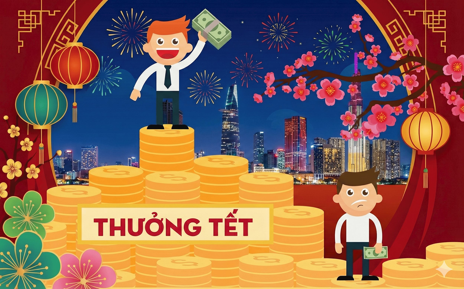 Mức thưởng Tết 2026 cao nhất hơn 1,8 tỷ đồng/người tại TPHCM