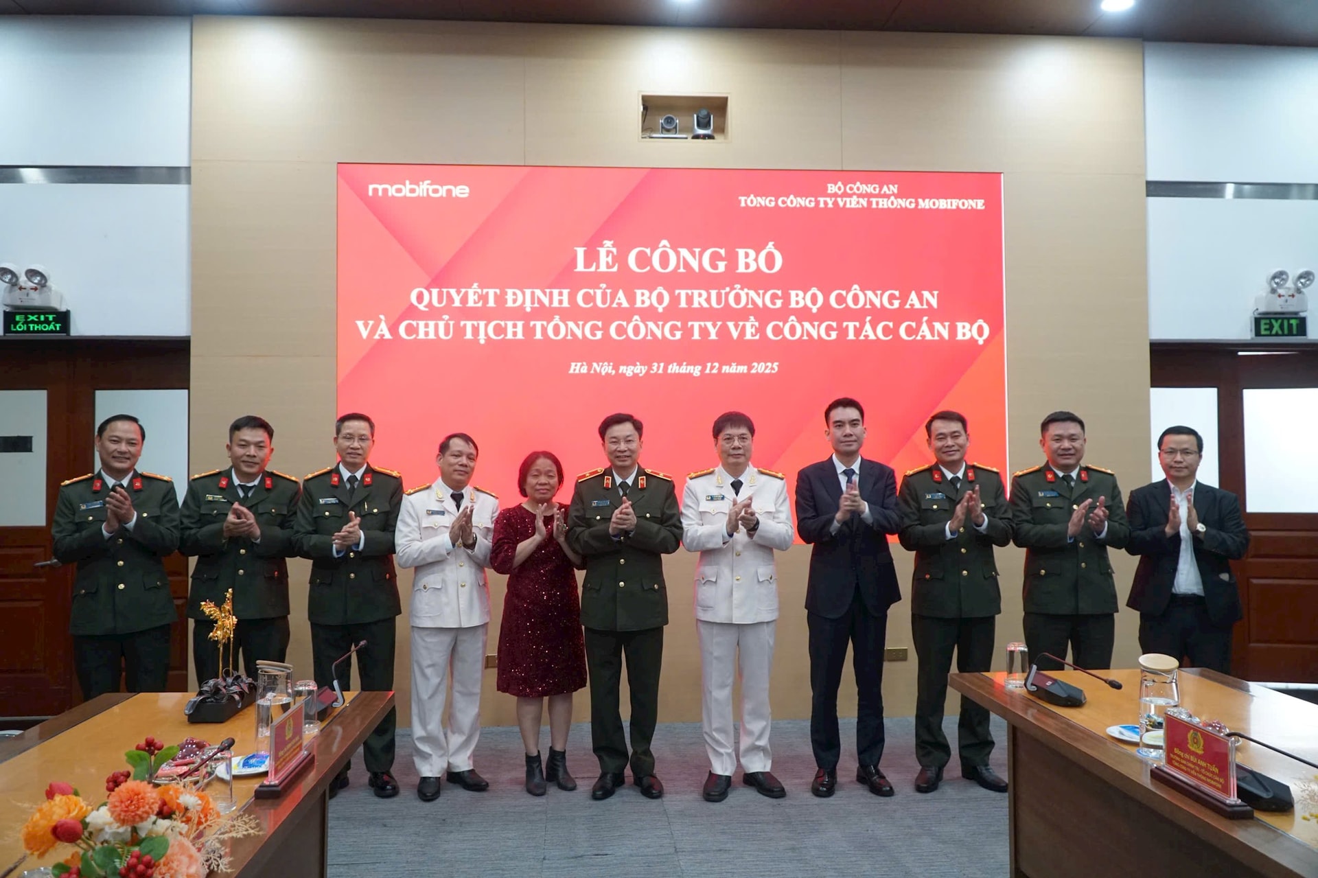 MobiFone công bố Quyết định bổ nhiệm quyền Tổng giám đốc 