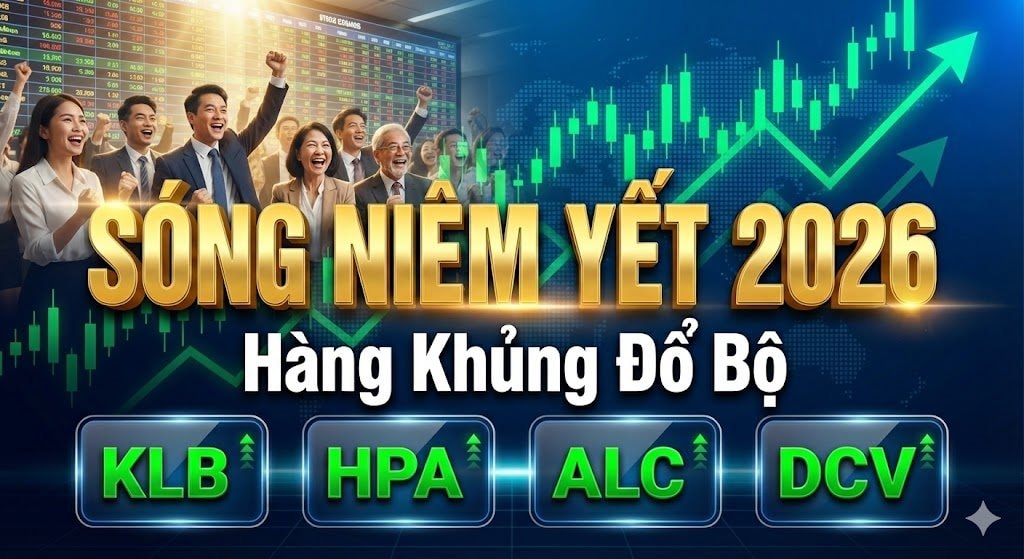 Đầu năm 2026, sàn chứng khoán đã đón hàng loạt hàng khủng: Từ công ty nông nghiệp của tỷ phú Trần Đình Long đến "cá mập" Dragon Capital đều góp mặt.