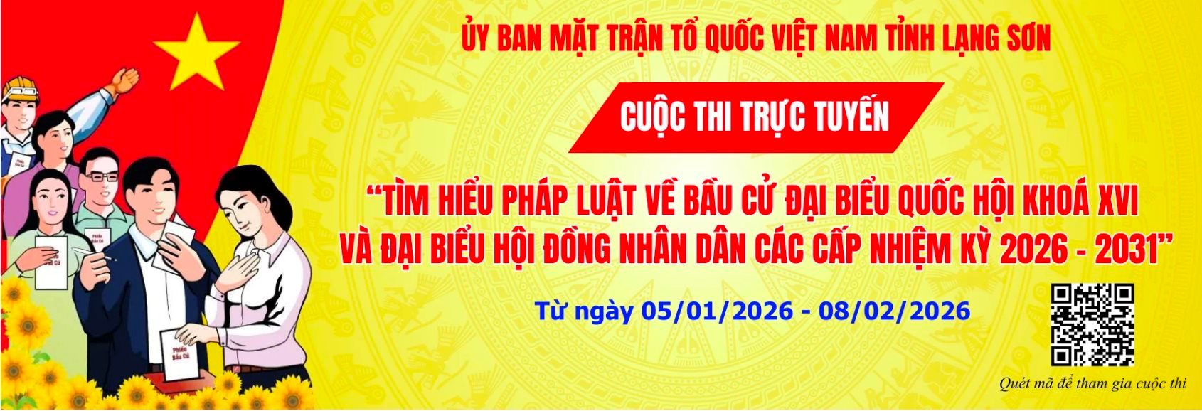 UBMTTQ tỉnh Lạng Sơn đẩy mạnh tuyên truyền, vận động tham gia cuộc thi tìm hiểu pháp luật về bầu cử