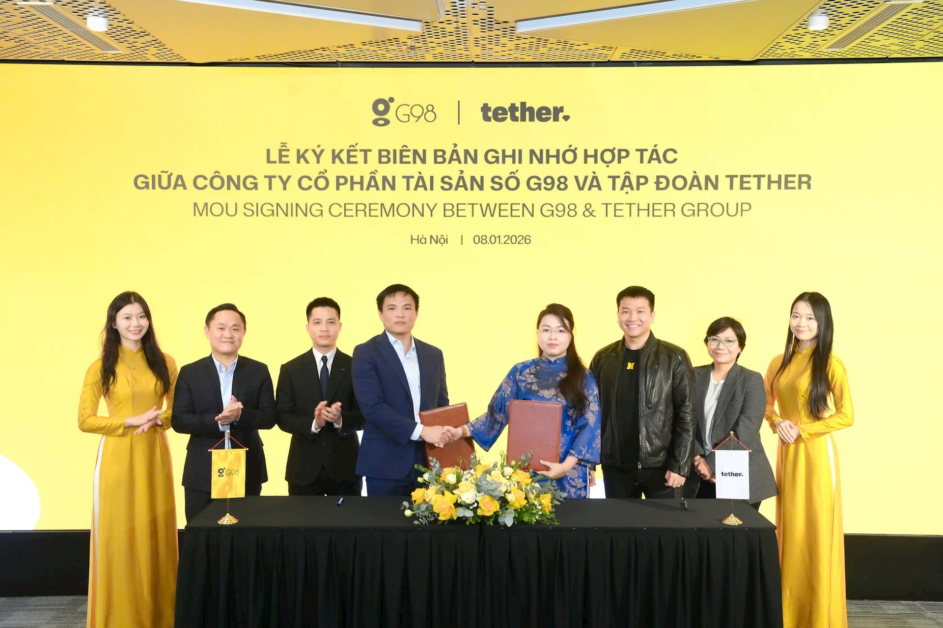 G-Group và Ninety Eight bắt tay thành lập công ty tài sản số, hợp tác chiến lược với Tether, nhà phát hành stablecoin lớn nhất thế giới