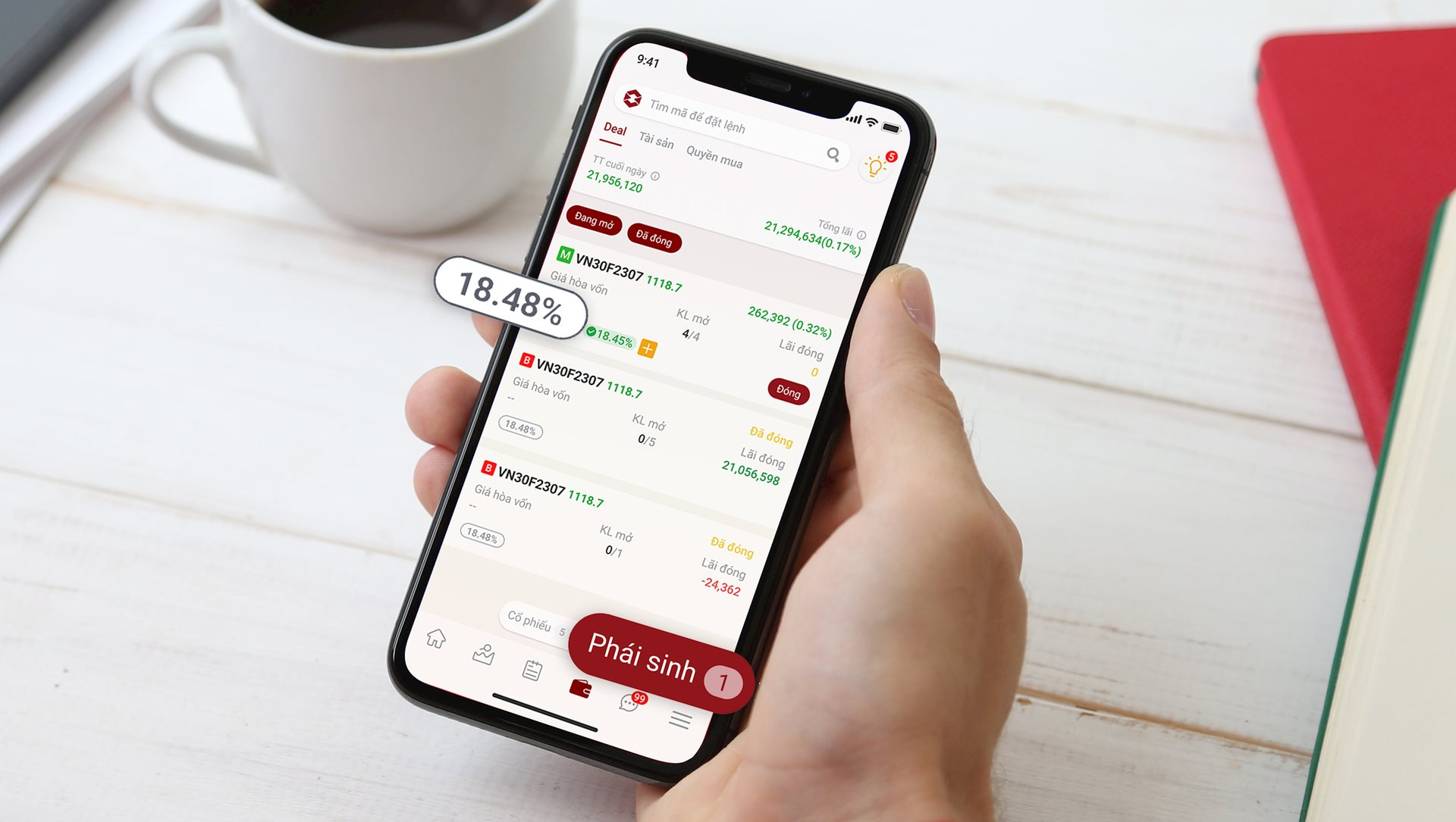 DNSE mở rộng thị phần môi giới chứng khoán phái sinh lên trên 24%