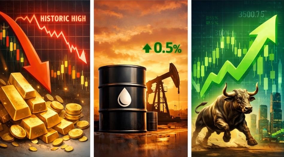 Thị trường ngày 22/1: “Thở phào” khi ông Trump đổi giọng về Greenland, vàng rời đỉnh lịch sử, dầu nhích nhẹ, chứng khoán bật tăng