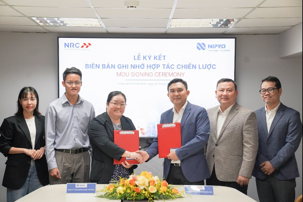 Tập đoàn NRC và Nipro Việt Nam ký kết Biên bản ghi nhớ hợp tác chiến lược 