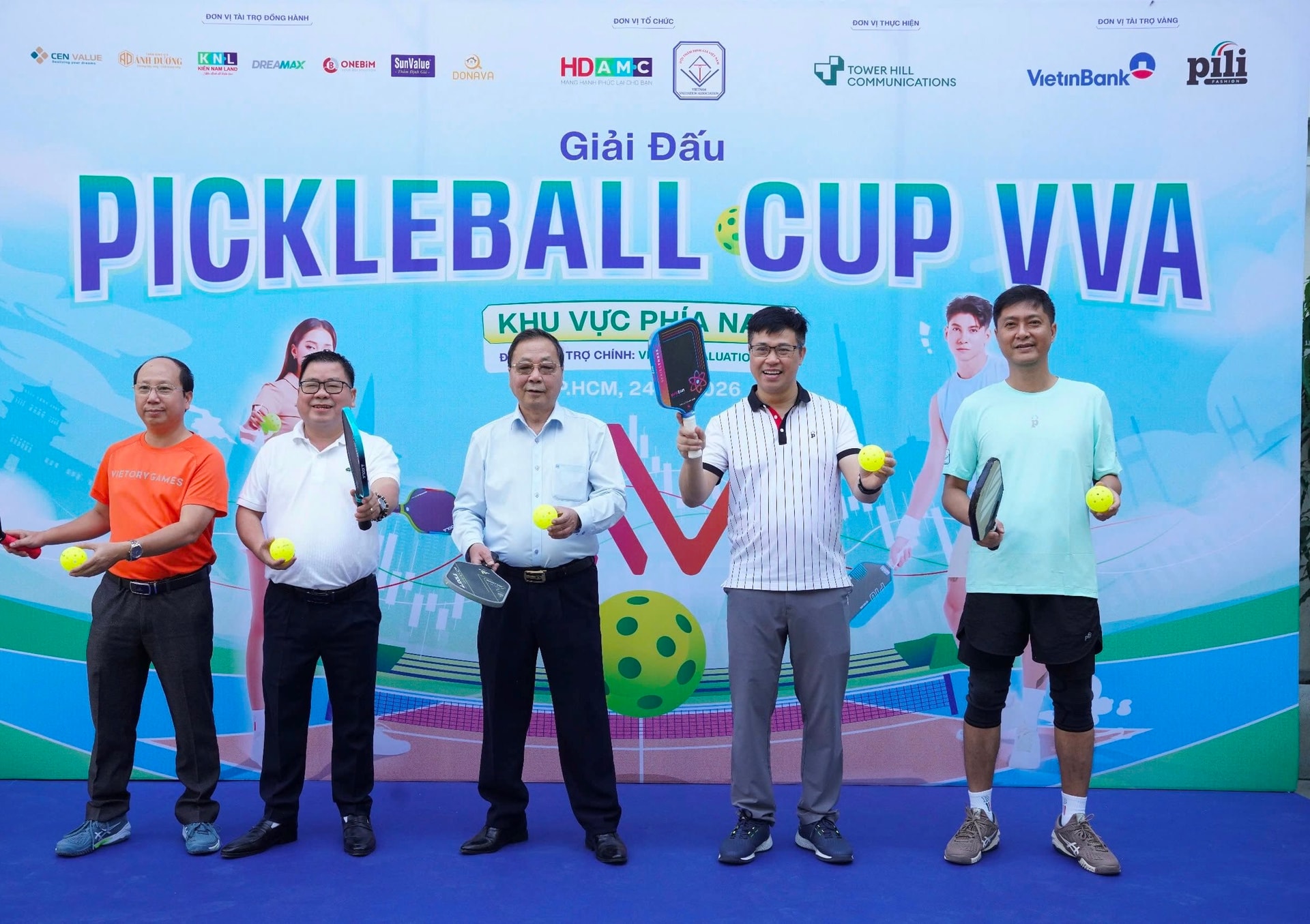 Khai mạc Giải Pickleball CUP VVA khu vực phía Nam 2026: Hơn 130 tay vợt tranh tài, hứa hẹn “bùng nổ” cảm xúc