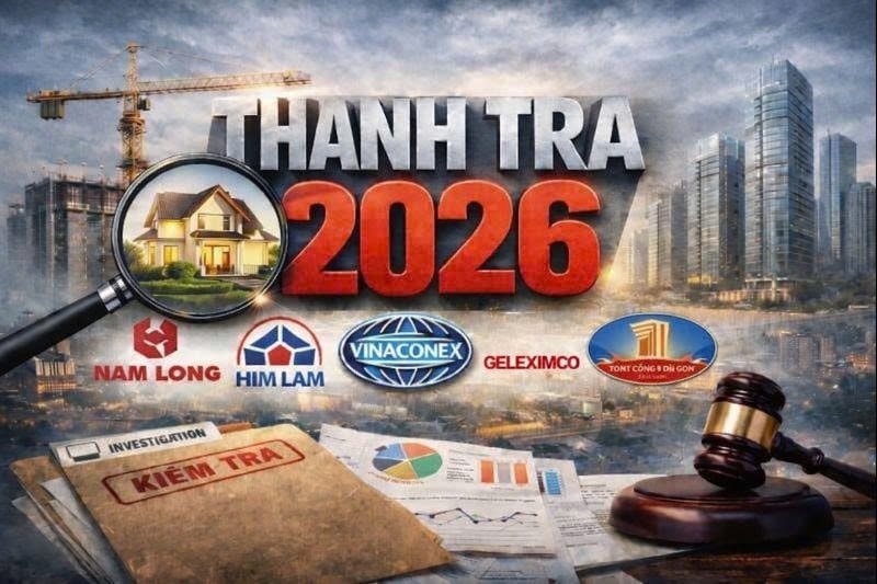 Nam Long, Him Lam, ResCo và loạt “ông lớn” địa ốc có tên trong kế hoạch thanh tra 2026