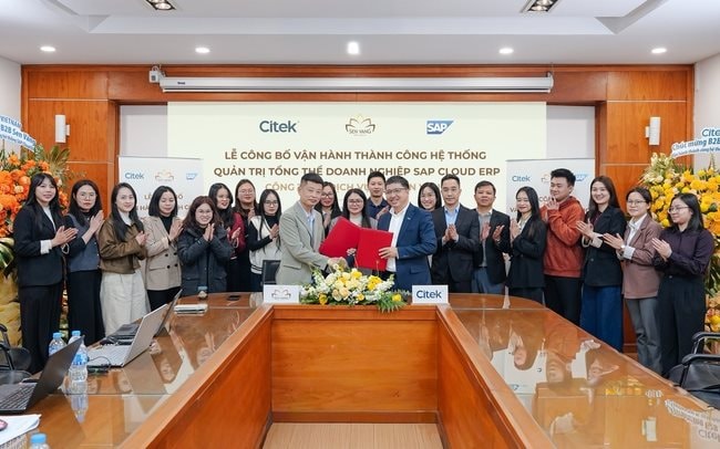 B2B Sen Vàng, Citek công bố vận hành thành công hệ thống quản trị SAP Cloud ERP