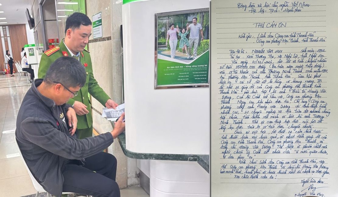 Người đàn ông SN 1992 phát sinh giao dịch 350 triệu đồng chuyển khoản: Công an truy tìm người nhận tiền 