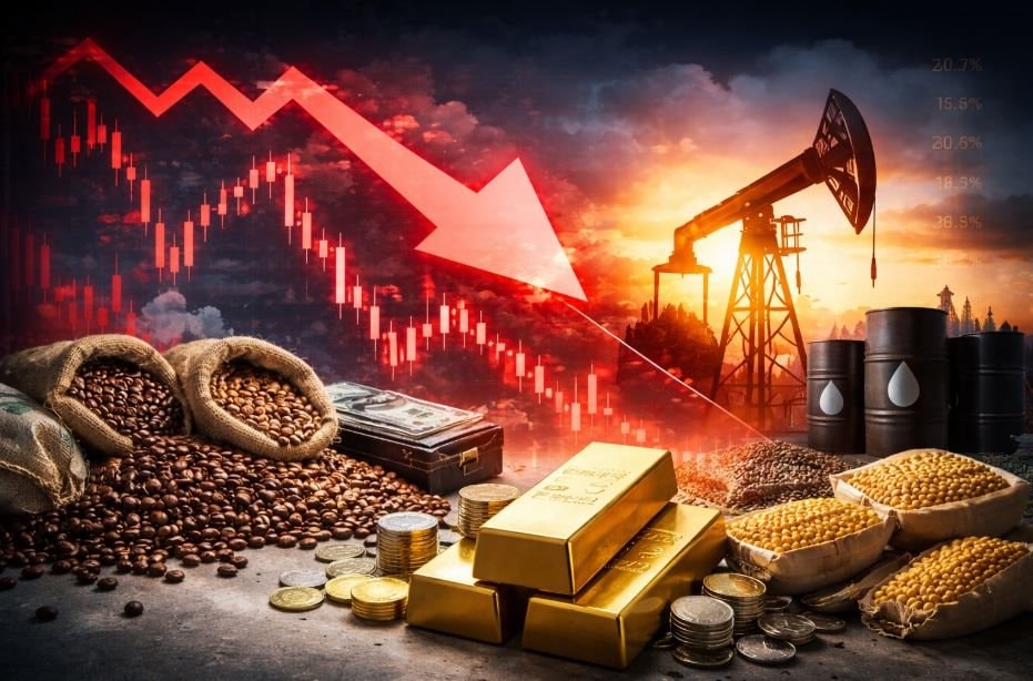 Thị trường ngày 5/2: Cú sốc AI rung chuyển tài sản rủi ro, dầu giảm, vàng bạc trồi sụt, cà phê lao dốc