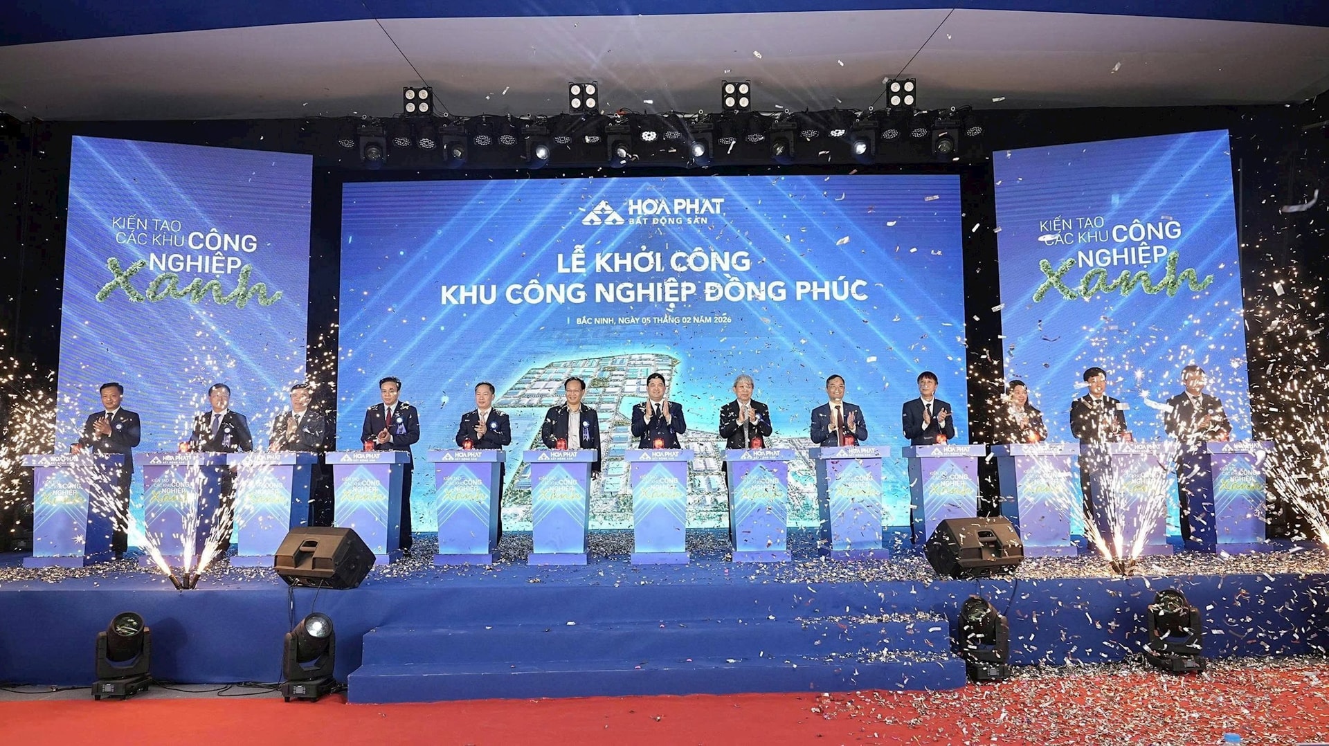 Hòa Phát khởi công Khu công nghiệp 3.730 tỷ đồng tại Bắc Ninh