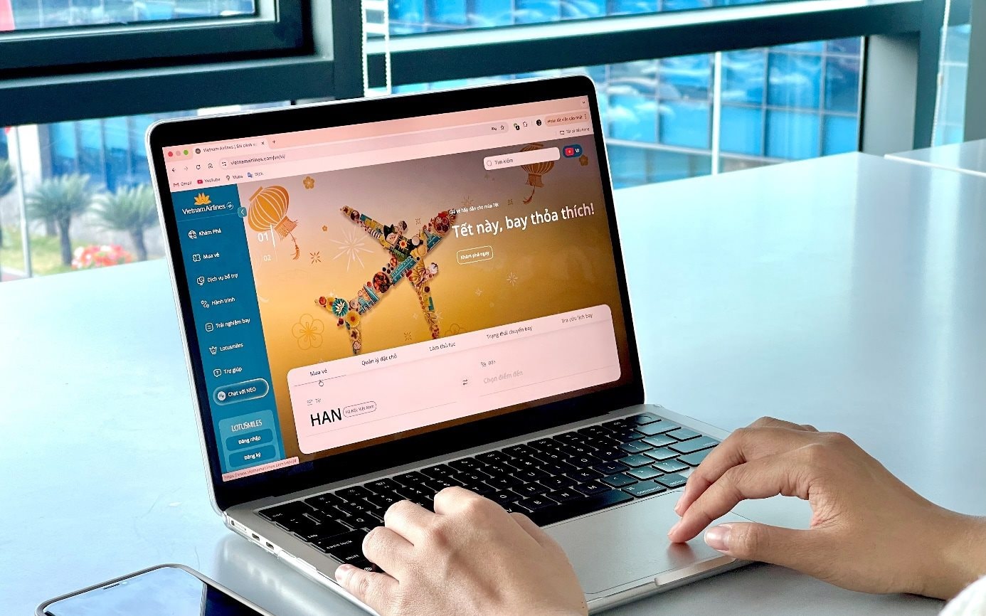 Vietnam Airlines chính thức giới thiệu website mới: “Cửa ngõ số” trong chiến lược hãng hàng không 5 sao