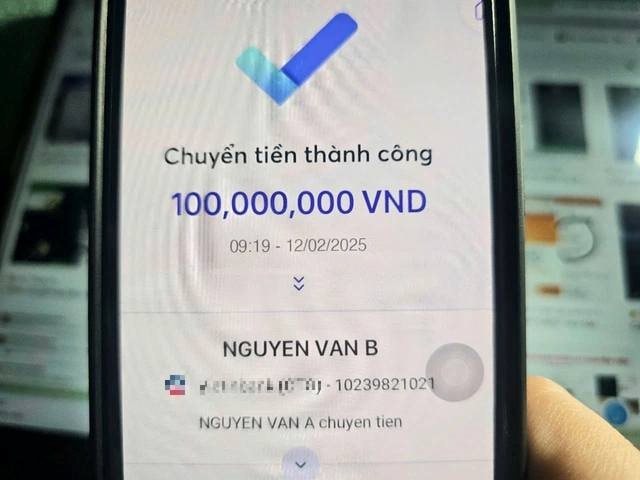 Công an khuyến cáo tất cả người dân gặp trường hợp này phải lưu ngay bill chuyển khoản, mã giao dịch 