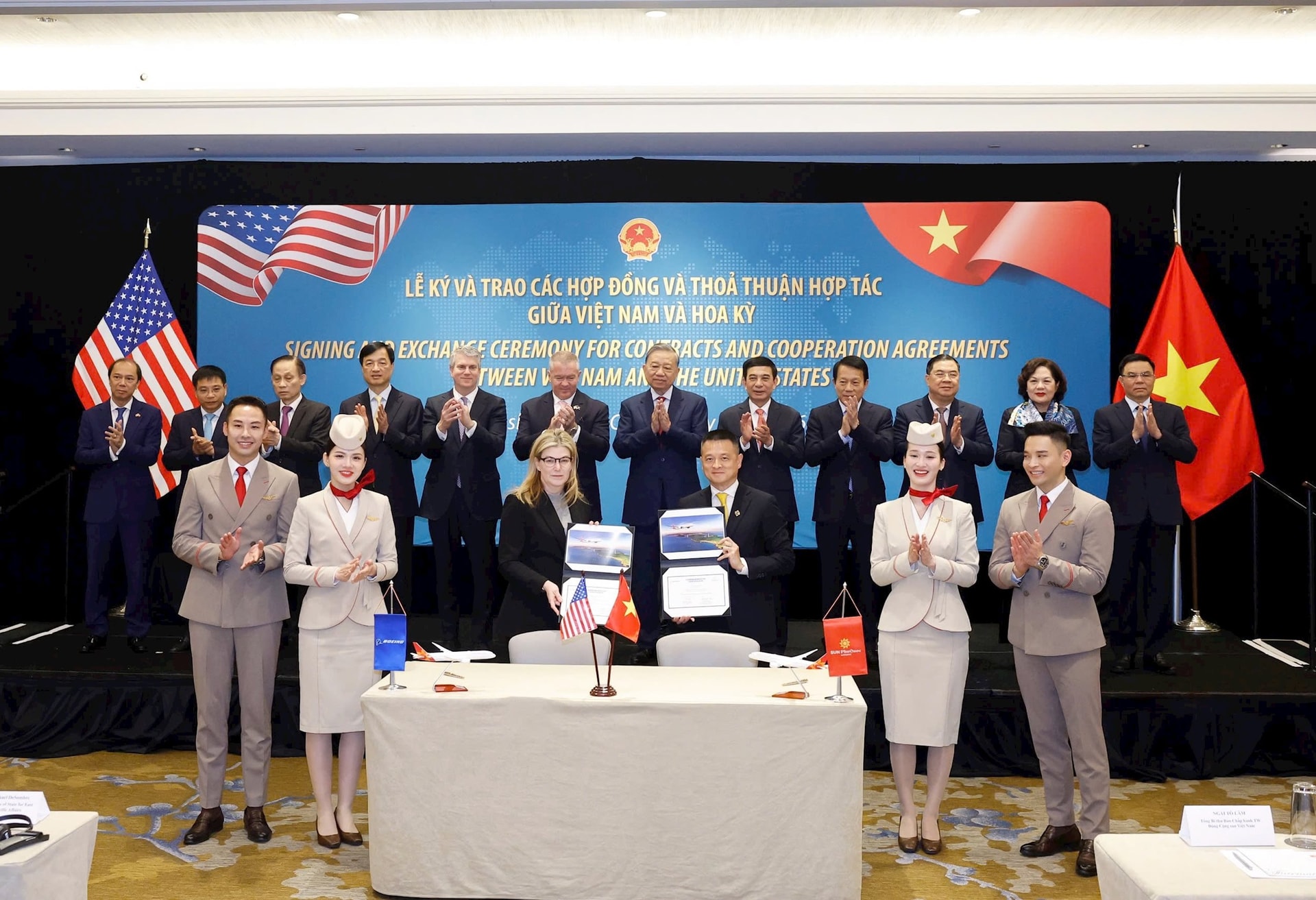 Cú bắt tay trị giá 22,5 tỷ USD với Boeing của Sun PhuQuoc Airways sẽ dành cho dàn tàu bay thân rộng Dreamliner hiện đại nhất