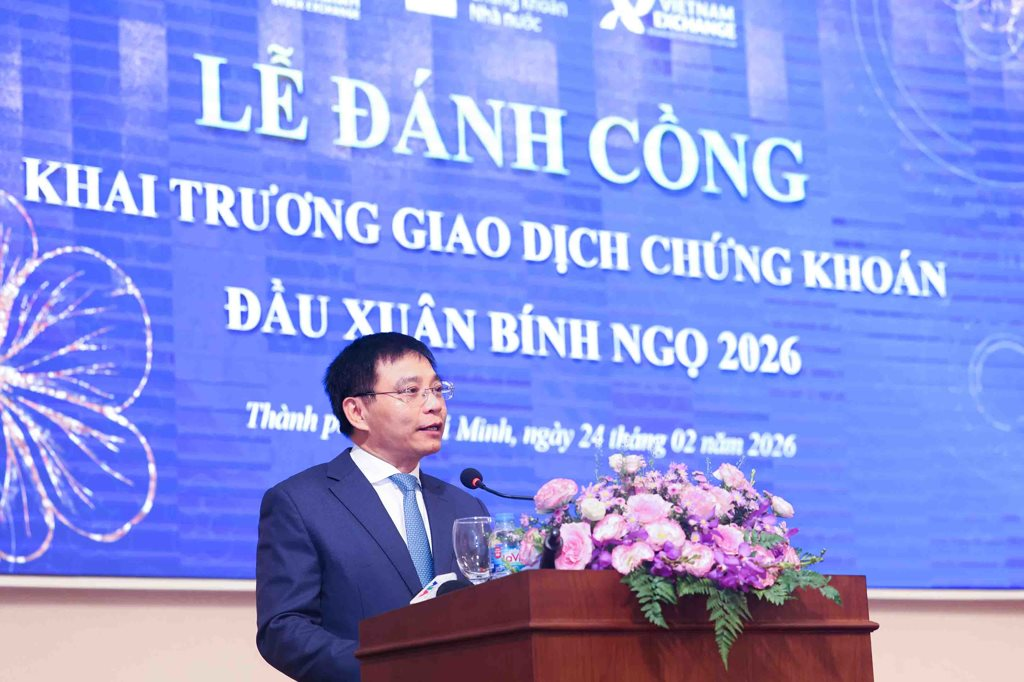 Bộ trưởng Bộ Tài chính: Chứng khoán phấn đấu quy mô đạt ít nhất 100% GDP