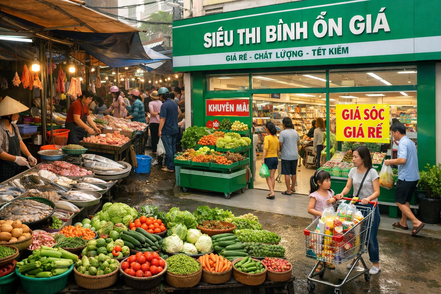 Thủ tướng yêu cầu không để thiếu hàng, sốt giá, quyết liệt bình ổn thị trường sau Tết