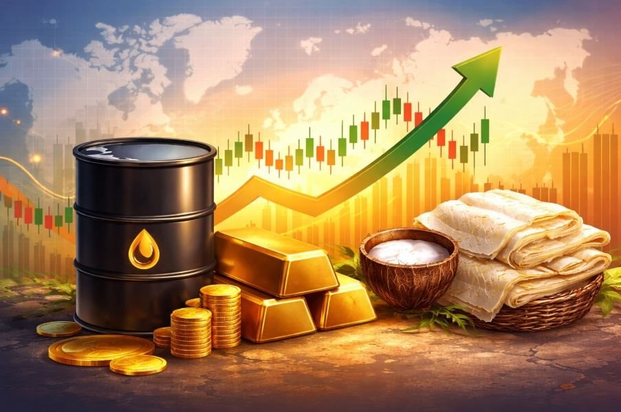 Thị trường ngày 26/2: Địa chính trị và tiền tệ chi phối xu hướng giá, dầu neo đỉnh nhiều tháng, vàng đi lên khi USD suy yếu